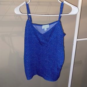 Veronica M., Polka Dot Polyester Tank Top